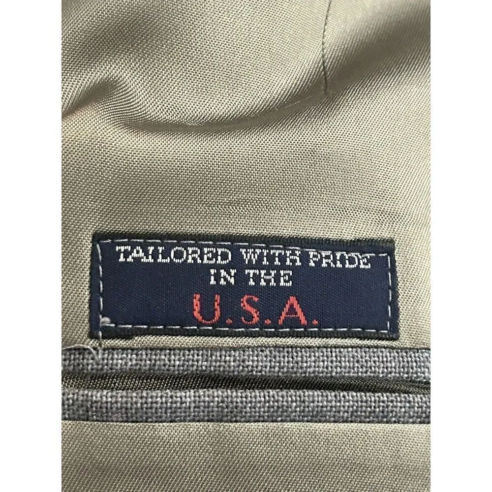 American Craftsman Warren Sewell Suit Jacket Blazer SIze 56 Gray